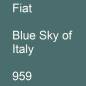 Preview: Fiat, Blue Sky of Italy, 959.